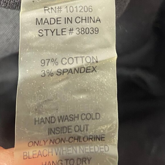 Soft Surroundings Black Sparkle Glitter Pull On Pant Straight Ankle Size P‎M - Picture 4 of 4